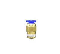 10PC G 1/8" Male x Fit Tube OD 4mm Brass Pneumatic Air Hose Quick Connector Push In Coupler Water Gas Oil