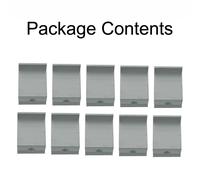 10pc Photovoltaic-Solar Pannello Montante Accessori PV End Clamp Set Alluminio