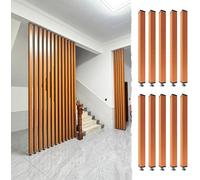 10pc Pieghevole Divisorio Set Pavimento a Soffitto Aluminu Partit per Studio Bagno Ufficio Home DecorSpace Separat Solut