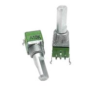 10PCS 09 Potenziometro del volume Doppio A10K Lunghezza dell'asse 20mm
