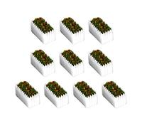 10pcs 1:150 accessori casa delle bambole miniatura fiore fata giardino decorazione