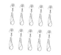 10pcs 1:25 Miniatura Lampada D'oro Illuminazione Da Tavolo Decorazione Casa Delle Bambole 16mm