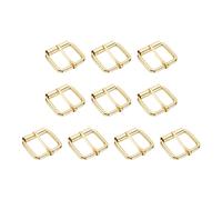 10Pcs 1.26" (32mm) Fibbia per cinture oro chiaro
