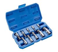 10pcs 1/4" 3/8" 1/2inch 12 Point Triple Square Spline Bit Socket Set for Torques Spanner Ratchets Wrenches
