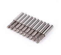 10pcs 1/4 Esagonale Estensione Magnetica Rocaris Confezione da 10 Prolunghe Magnetiche Presa Porta Punte Trapano 1, 4 Porta Punte Magnetiche Porta Punte Presa Porta Punte Trapano