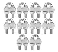 10pcs 1/4 pollice M6 M6 in acciaio inossidabile Clip Clip Clip U bullone a sella