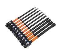 10Pcs 1/4 "Testa Esagonale Allen Wrench Drill Bits Impatti Driver Bit Set Punta Cacciavite Esagonale Trapano Chiavi Bit