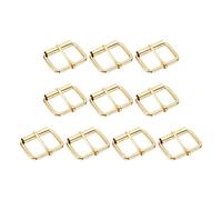 10Pcs 1.5 Inch (38mm) Fibbia A Rullino Per Cinture Hardware Oro Chiaro
