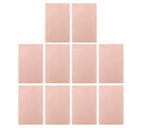 10pcs 1,5 mm Singolo Lato In Ottone Laminato Fogli Rivestimenti Accessori per Elettronica & Circuito Creazione Piastra In Ottone In Fibra di Vetro