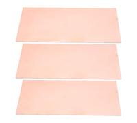 10pcs 1.5mm Doppio Lato Ottone Rivestito Pannello Elettronico Progetto Consiglio Aggiornamenti per Ingegneria Elettrica & Modellismo Laminato Ottone Foglio