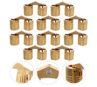 10pcs 10 mm 180 gradi angoli di apertura cerniere a botte in ottone