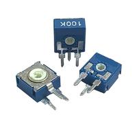 10PCS 100k CA9 trimmer potentiometer PT10-100K horizontal adjustable Vertical Side of the Elliptic Hole