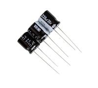 10PCS/100PCS VR Series 220uF/35V Electrolytic Capacitors 35V/220uF 10×12.5 AUOQKQUT(100PCS)