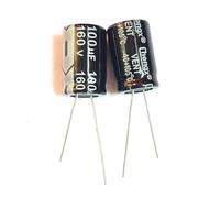 10pcs 100uF 160V 100MFD 160Volt Aluminum Electrolytic Capacitor 13 * 20mm Radial 100mf160v 100uf160v 160v100mf 160v100uf RUAJOGYNVM