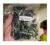 10PCS 100V47UF 470UF10V 470UF100V high frequency low resistance direct plug electrolytic capacitor CZAOINCU(470UF 10V)