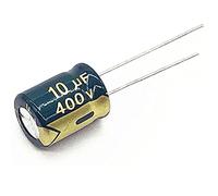 10pcs 10uf 400V alluminio condensatore elettrolitico 10×13mm
