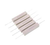 10PCS 10W Cement resistance 1~10k ohm 1 2 5 8 10 100 1K 10K ohm Cement resistor NWPNLXEA(10W 15 ohm)