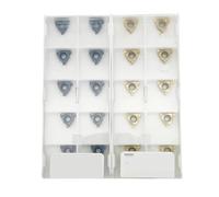 10PCS 11ER 11IR 1.0 .25 .5 .75 2. A55 A60 LDA LDC Threading Lama Inserti In Metallo Duro Tornio CNC Per Acciaio Inossidabile Utensili Per Tornio(2.0ISO LDA 11IR)