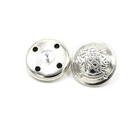 10pcs 12-30mm bottone in metallo cappotto bottoni da cucire bottoni vuoti retrò bottoni con gambo della camicia accessori per vestiti, 18mm