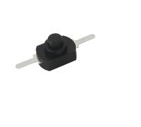 10PCS 12 * 8MM DC 30V 1A Interruttore a pulsante On Off for torcia elettrica 1208YD Autobloccante(White)
