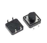 10PCS 12x12mm 4Pins DIP PCB Momentary Tactile Tact Push Button Switch 12x12x13 mm