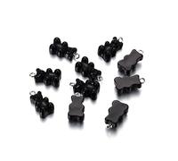 10Pcs 14 Colors Cute Animal Gummy Bear Resin For Making Drop Earrings Pendants Necklaces Keychain Diy Jewelry Findings Professional