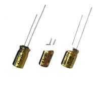 10pcs 16V 25V 50V 1UF 2.2UF 4.7UF 47UF 100UF 220UF 470UF Electrolytic Capacitors HIFI Audio Capacitor AUOQKQUT(FG 25V3300UF 18X35)