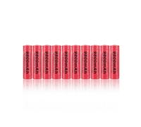 10PCS 18650 9800mAh Rechargeable Battery Mini Size Portable Large Capacity Red-YM