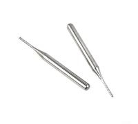10pcs 1mm Carbide End Mill Incisione Macchina Bit per PCB Machine /8Inch Shank