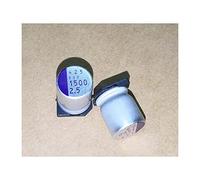 10pcs 2.5V 1500UF 2R5SVP1500M SMD 10x12mm chip Condensatore elettrolitico in alluminio solido Elementi di accumulo di energia