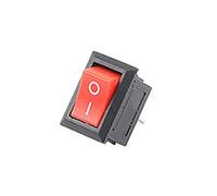 10pcs 2 Pin 10 × 15mm SPST ON-OFF Mini Boat Rocker Switch 3a 250V AC KCD11 Switch Rocker Snap-in,2Pin Red Black