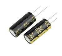 10Pcs 200V470UF 18x40 Aluminum Electrolytic Capacitor High Frequency Low ±10% 2000Hours 105℃ DIY Capacitors EKFBQBGW