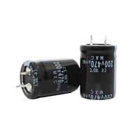 10PCS 200V470UF 470UF 200V electrolytic capacitor 22 * 35mm EKFBQBGW