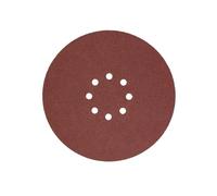 10Pcs 225mm 8 Hole Abrasive Discs Grit 40 Red Sanding Pads For Rotary Tools Professional Woodworking Renovation Round Sanding Paper