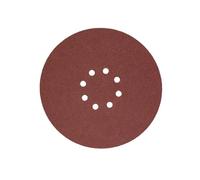 10Pcs 225mm 8 Hole Abrasive Discs Grit 40 Red Sanding Pads For Rotary Tools Professional Woodworking Renovation Round Sanding Paper