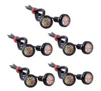 10pcs 23MM Dual Color Eagle Eye LED DRL Daytime Running Light Backup Lamp DC12V
