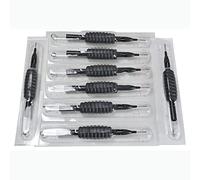 10PCS 25 MILLIMETRI Tatuaggio Usa E Getta Tubi da 3/4 "Grip Tips con Aghi, RL Aghi Per Tatuaggio e Tubi Combo, per la Macchina Del Tatuaggio (9RL)