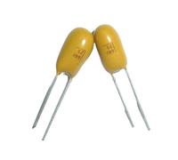 10pcs 25V68uF 68uF 25V 686 DIP Radial Tantalum capacitor Capacitance Meters