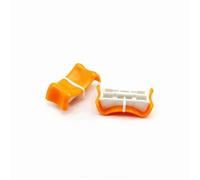 10pcs 27 * 13 * 10,5mm Mm Dritta Per Scorrimento A Scorrimento Con Tappo Fader Tappo Di Tastiera Dritta Diga Dj Dj Disco Manopola Manopola 4 Mm,Orange