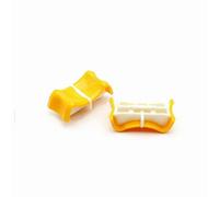 10pcs 27 * 13 * 10,5mm Mm Dritta Per Scorrimento A Scorrimento Con Tappo Fader Tappo Di Tastiera Dritta Diga Dj Dj Disco Manopola Manopola 4 Mm,Yellow