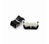 10pcs 27 * 13 * 10,5mm Mm Dritta Per Scorrimento A Scorrimento Con Tappo Fader Tappo Di Tastiera Dritta Diga Dj Dj Disco Manopola Manopola 4 Mm,Black