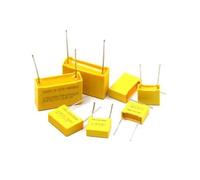 10pcs 275VAC capacitor X2 series 0.01UF ~ 2.2UF Polypropylene film capacitor 10nf 100nf 150nf 200nf 680nf 470nf 1UF EKFBQBGW(0.22UF 224K P22.5MM)