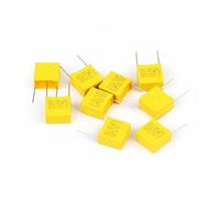 10Pcs 275VAC Capacitor X2 Series Polypropylene Film Capacitor 0.1UF 0.22UF 0.33UF 0.56UF 0.47UF 104K 105K AUOQKQUT(0.47UF 474K P22.5)