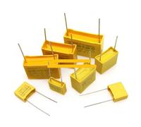 10pcs 275VAC X2 capacitor 275V 10mm 15mm 22.5mm 27.5mm 0.022UF 0.047UF 0.1UF 0.22UF 0.47UF 0.68UF 1UF Polypropylene film RUAJOGYNVM(1UF 27.5mm)