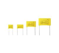 10Pcs 275VAC X2 Capacitor 275V 10mm 15mm 22.5mm 27.5mm 0.022UF 0.047UF 0.1UF 0.22UF 0.47UF 0.68UF 1UF Polypropylene Film NWPNLXEA(0.001UF 10mm)