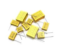 10pcs 275VAC X2 Series 1.2UF 125 Spacing 22.5mm 27.5mm 1.2UF275VAC Polypropylene Film Capacitor 0.01UF-2.2UF CZAOINCU(0.22UF 15mm 10pcs)