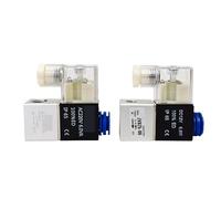 10pcs 2V025-08/06 For Air Solenoid Valve Pneumatic Control Valves Normally Closed DC 12V 24V 220V 110V 2 Way 2 Position(2V025-08 AC24V,With 6mm)