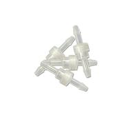 10PCS 3/16'' Plastic One Way Duckbill Valve(One 8th PP Silicone)