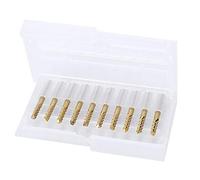 10pcs 3,175 mm Mulino in carburo 1/8 SHANK CNC PCB PCB Bit di incisione ad alte prestazioni Kit per circuiti di materie plastiche in metallo in legno