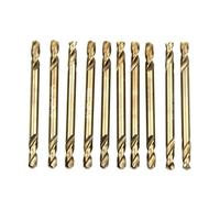 10pcs 3/3.2/3.5/4/4.2/,4.5/5mm HSS cobalto trapano a spirale a doppia estremità strumenti fai da te M35 doppie teste punte elicoidali(3.2mm)